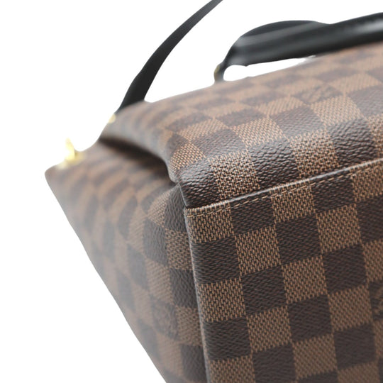 LOUIS VUITTON Tote Bag N45283 Damier canvas Brown 2WAY bag Odeon Tote MM Women Used Authentic