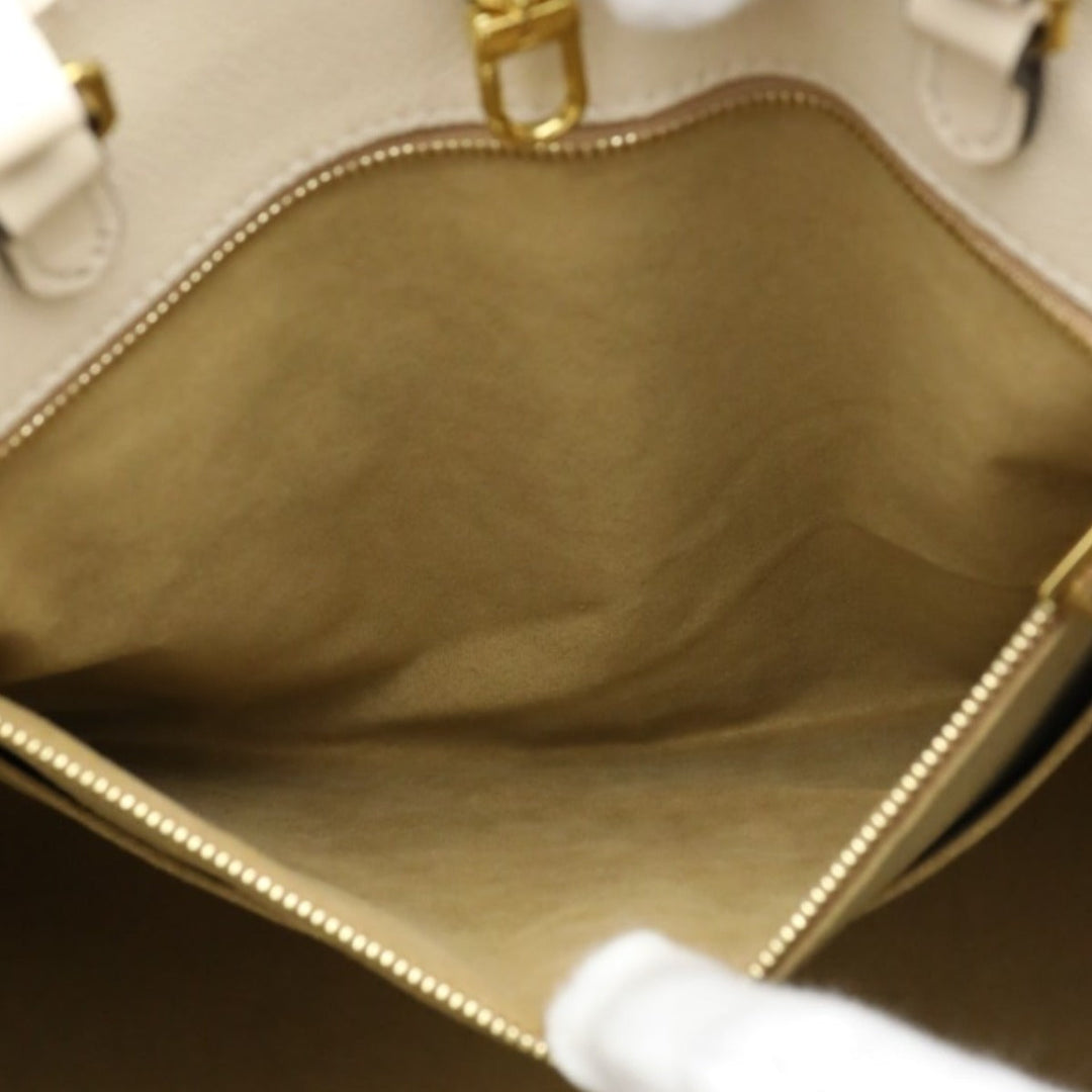 LOUIS VUITTON Tote Bag M45081 Monogram Ann Platt beige On-the-go GM Monogram Shoulder back Women Used Authentic