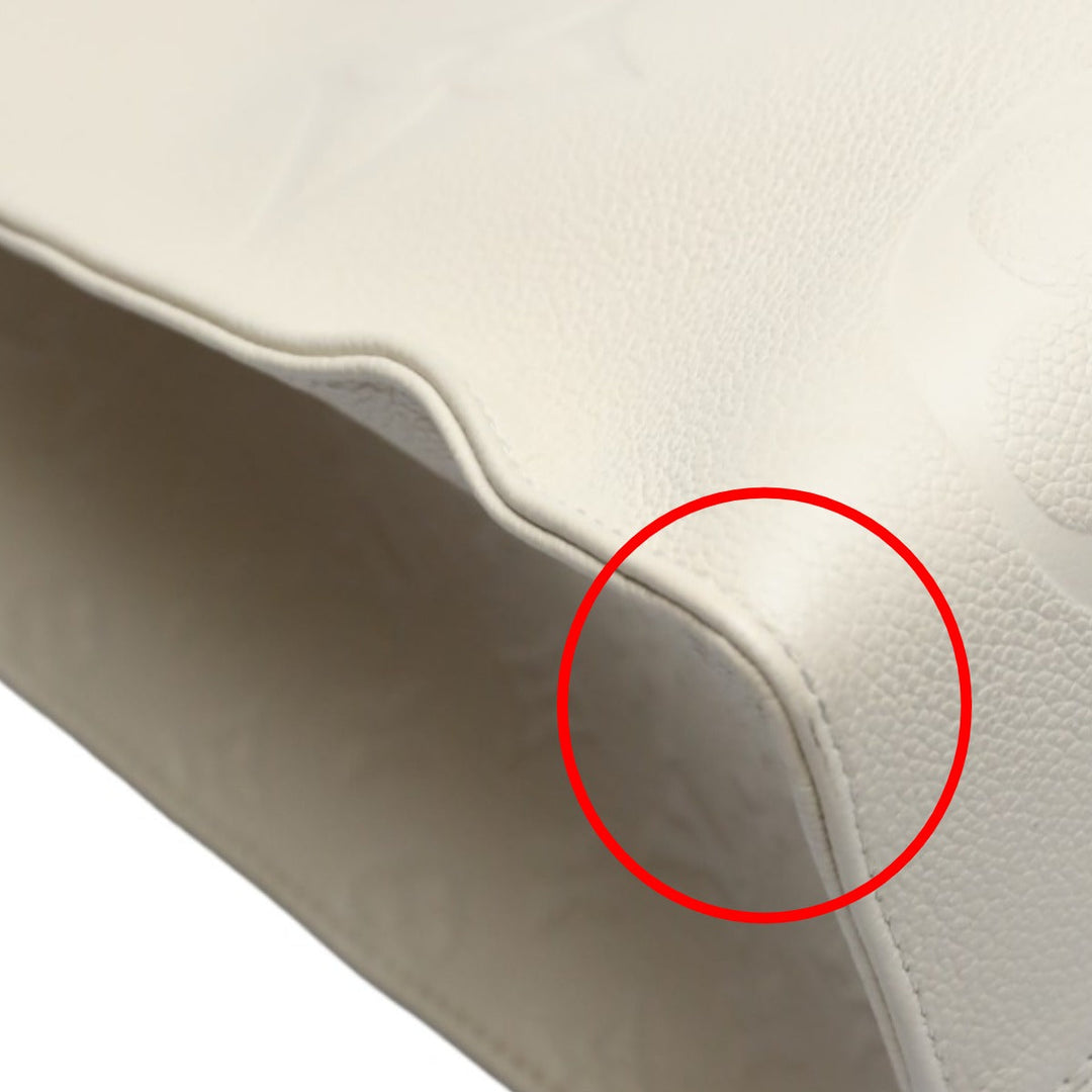 LOUIS VUITTON Tote Bag M45081 Monogram Ann Platt beige On-the-go GM Monogram Shoulder back Women Used Authentic