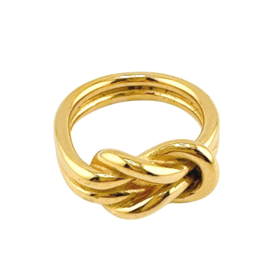 HERMES Scarf ring Gold Plated gold Scarf ring Head Women Used Authentic