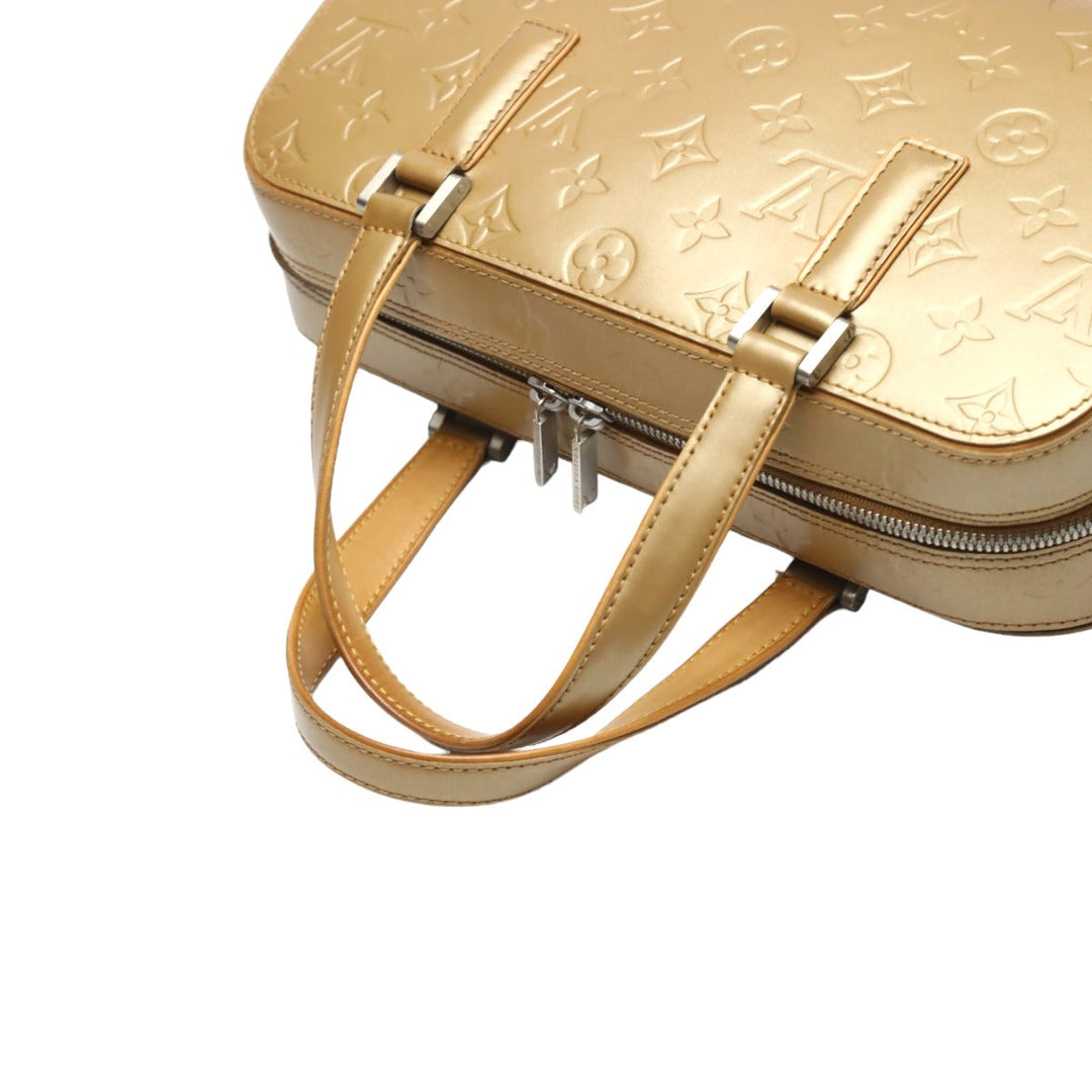 LOUIS VUITTON Handbag M55177 Monogram mat Matt gold Handbag Monogram mat Shelton Women Used Authentic