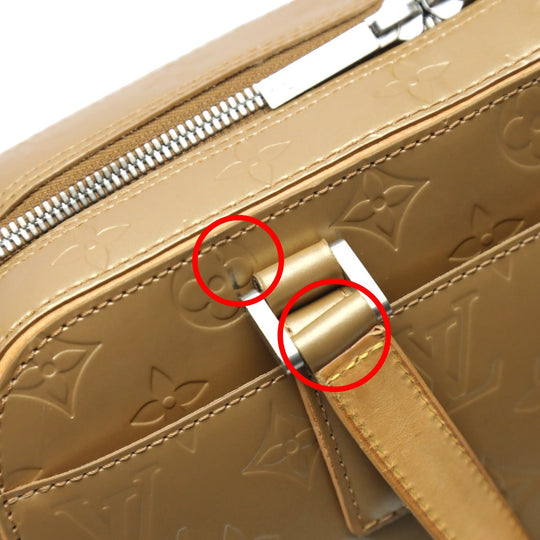 LOUIS VUITTON Handbag M55177 Monogram mat Matt gold Handbag Monogram mat Shelton Women Used Authentic