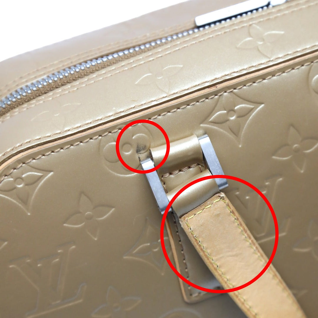 LOUIS VUITTON Handbag M55177 Monogram mat Matt gold Handbag Monogram mat Shelton Women Used Authentic