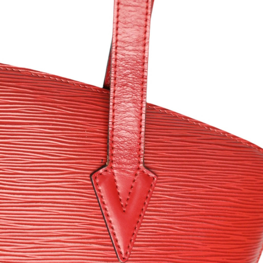 LOUIS VUITTON Tote Bag M52337 Epi Leather Red Shoulder Bag Epi Sun jack Women Used Authentic