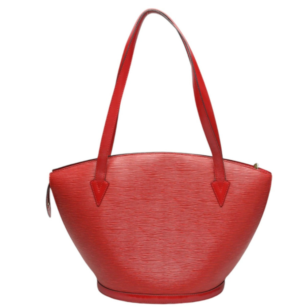 LOUIS VUITTON Tote Bag M52337 Epi Leather Red Shoulder Bag Epi Sun jack Women Used Authentic