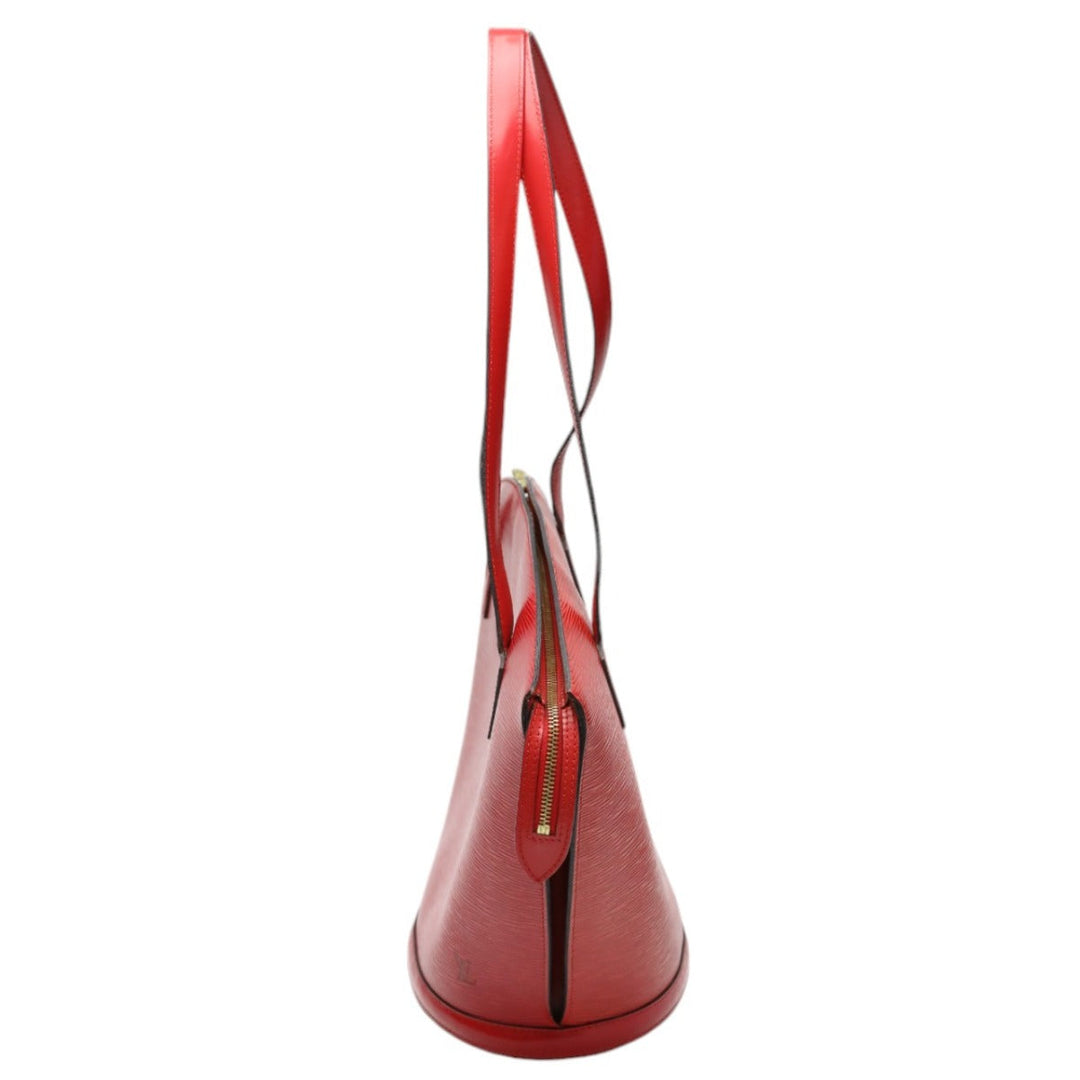 LOUIS VUITTON Tote Bag M52337 Epi Leather Red Shoulder Bag Epi Sun jack Women Used Authentic