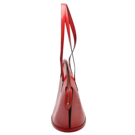 LOUIS VUITTON Tote Bag M52337 Epi Leather Red Shoulder Bag Epi Sun jack Women Used Authentic