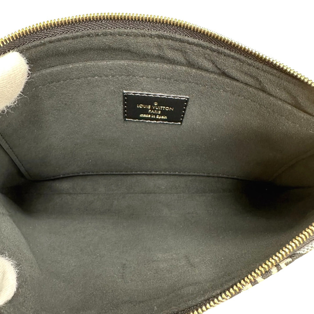 LOUIS VUITTON Tote Bag M57230 Monogram Chagard gray Tote Bag Monogram since 1854 Neverfull MM Women Used Authentic