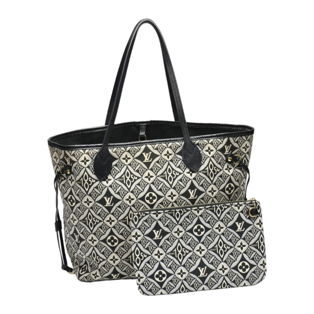 LOUIS VUITTON Tote Bag M57230 Monogram Chagard gray Tote Bag Monogram since 1854 Neverfull MM Women Used Authentic