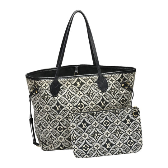 LOUIS VUITTON Tote Bag M57230 Monogram Chagard gray Tote Bag Monogram since 1854 Neverfull MM Women Used Authentic