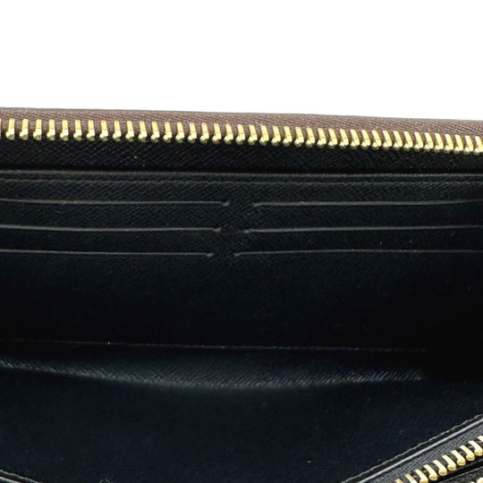 LOUIS VUITTON Long Wallet Purse M69353 Monogram canvas Brown Giant reverse Monogram Zippy wallet mens(Unisex) Used Authentic