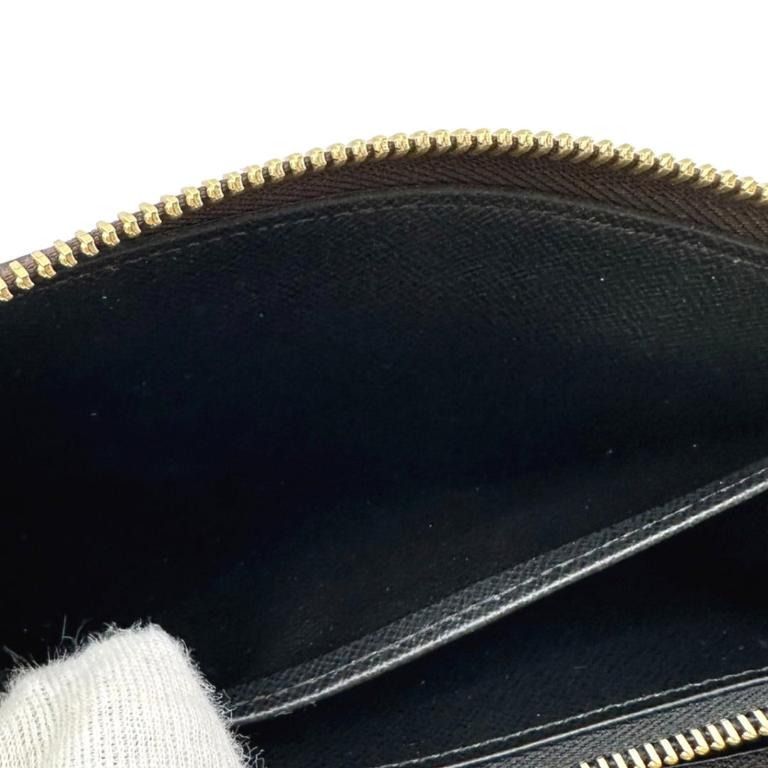 LOUIS VUITTON Long Wallet Purse M69353 Monogram canvas Brown Giant reverse Monogram Zippy wallet mens(Unisex) Used Authentic