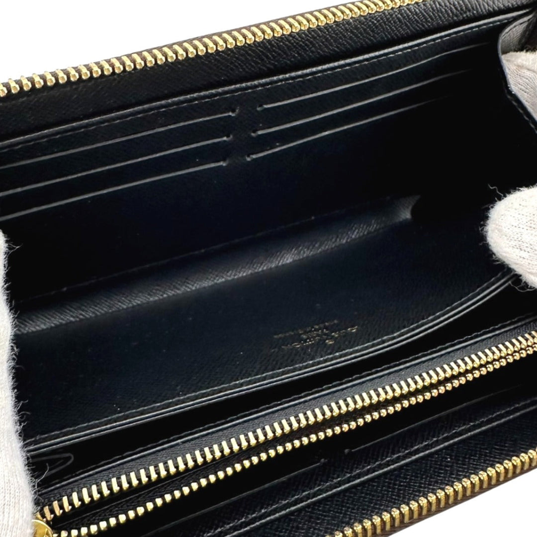 LOUIS VUITTON Long Wallet Purse M69353 Monogram canvas Brown Giant reverse Monogram Zippy wallet mens(Unisex) Used Authentic