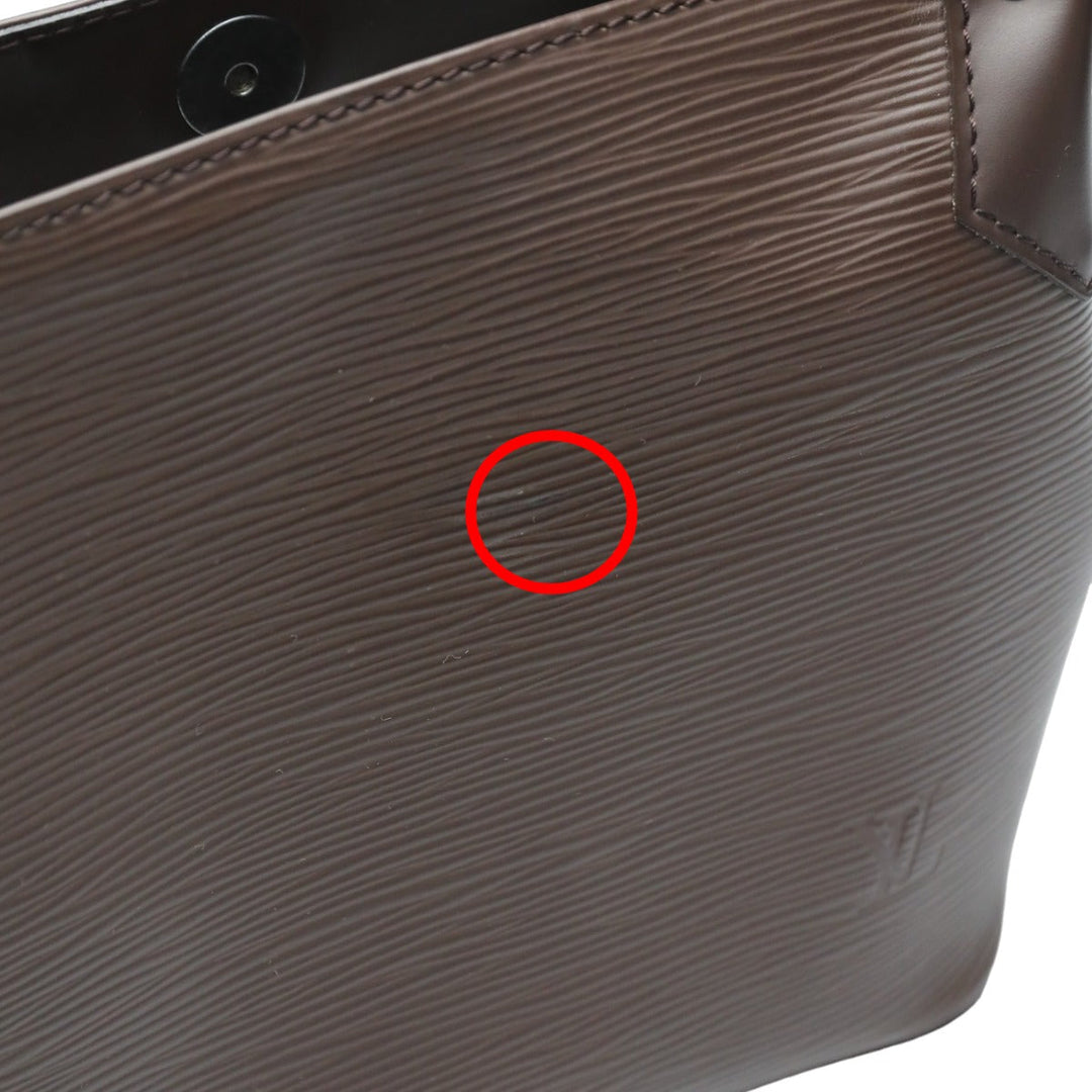 LOUIS VUITTON Tote Bag M5893D Epi Leather Brown mocha Epi Mandala PM Women Used Authentic