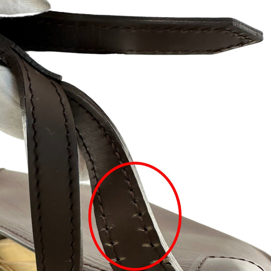 LOUIS VUITTON Tote Bag M5893D Epi Leather Brown mocha Epi Mandala PM Women Used Authentic