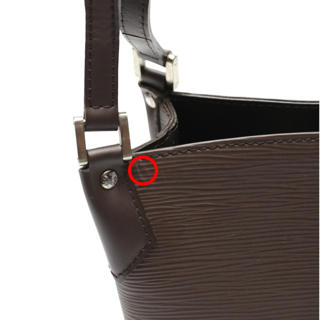 LOUIS VUITTON Tote Bag M5893D Epi Leather Brown mocha Epi Mandala PM Women Used Authentic