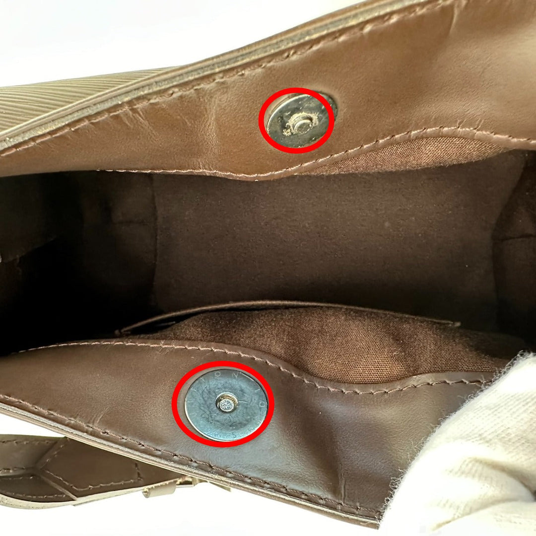 LOUIS VUITTON Tote Bag M5893D Epi Leather Brown mocha Epi Mandala PM Women Used Authentic