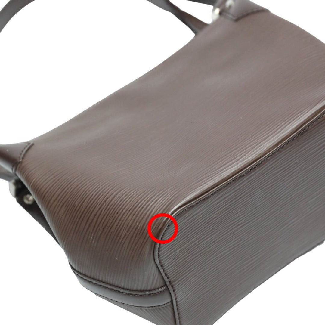 LOUIS VUITTON Tote Bag M5893D Epi Leather Brown mocha Epi Mandala PM Women Used Authentic