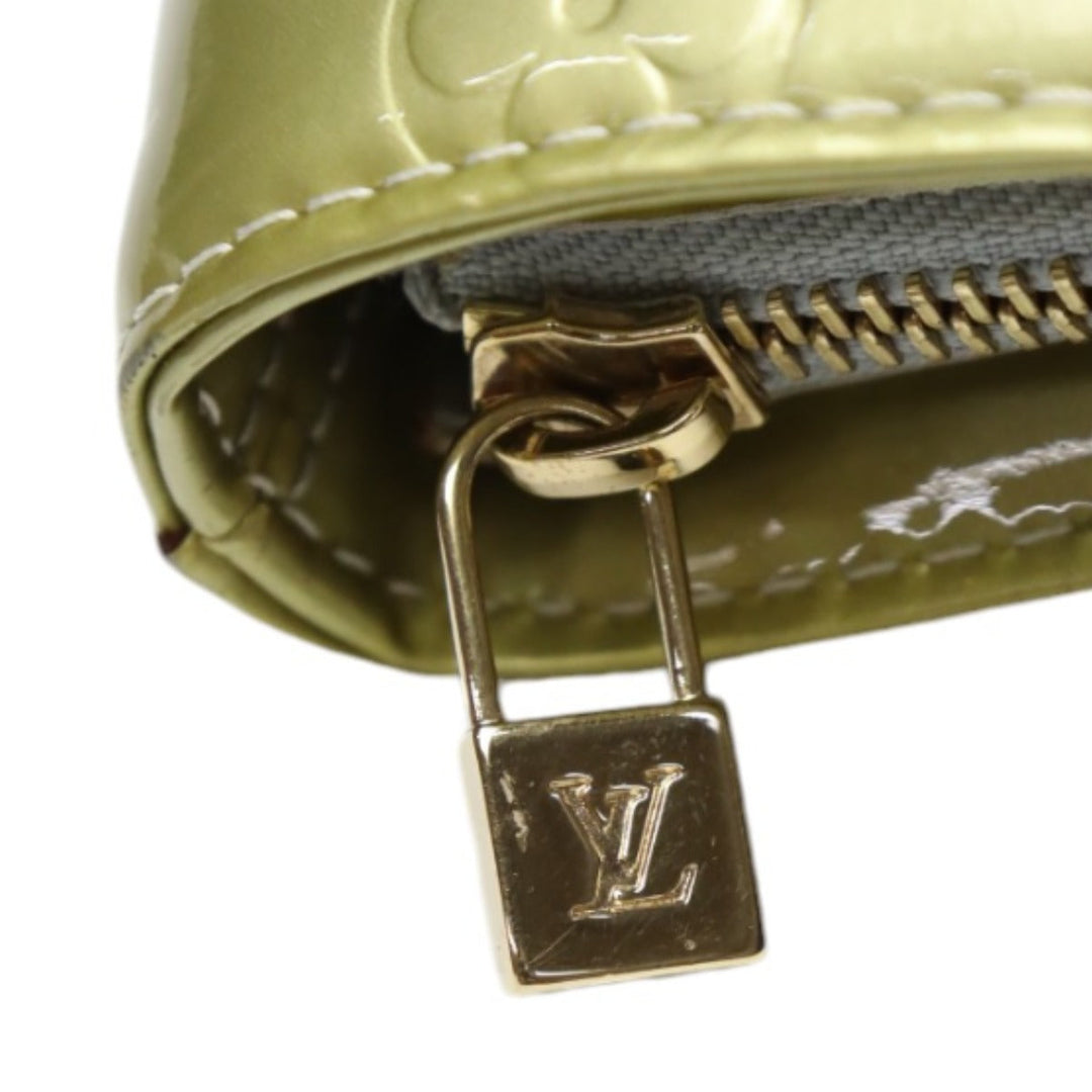 LOUIS VUITTON Tote Bag M91053 Monogram Vernis Silver gray Tote Bag Vernis Houston Women Used Authentic