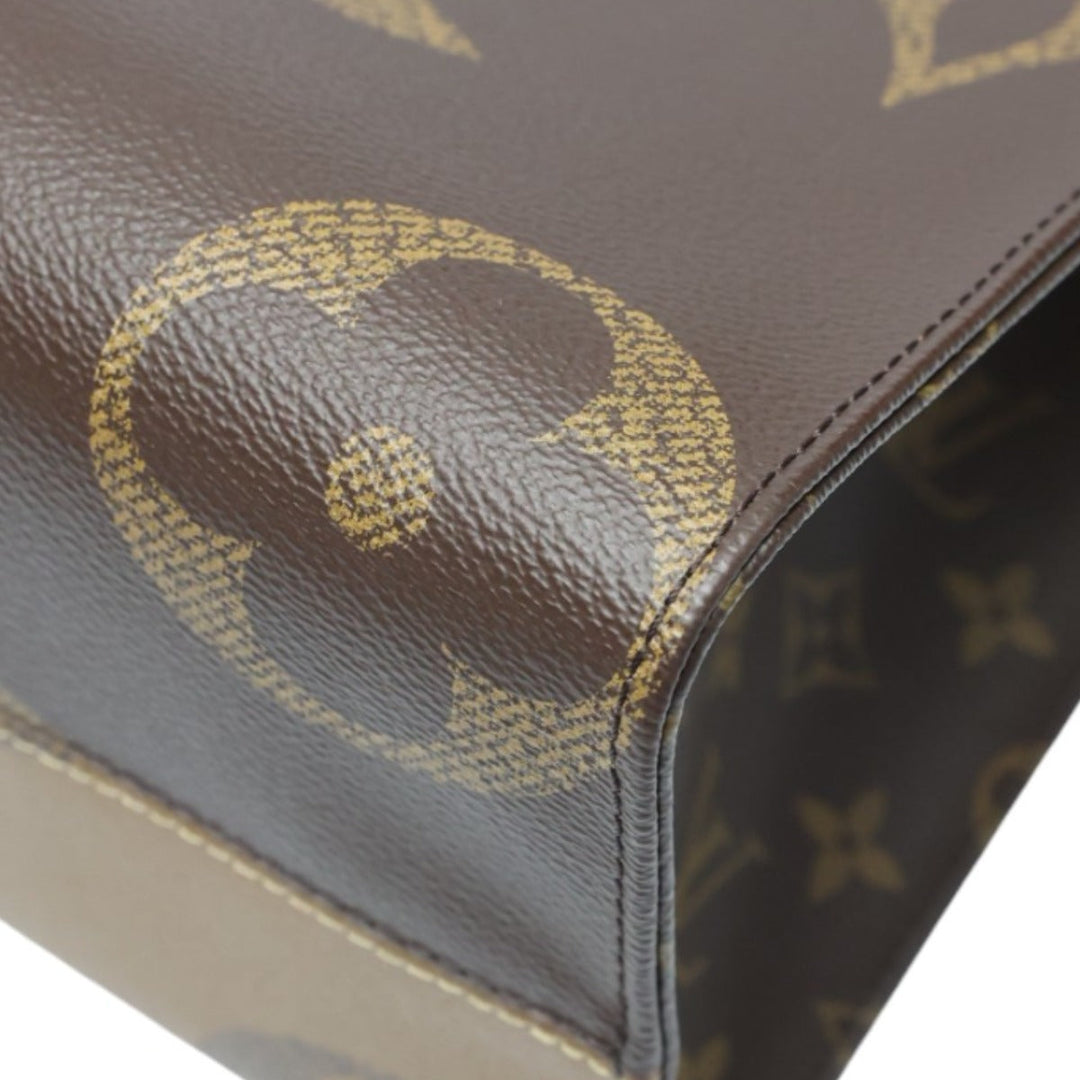 LOUIS VUITTON Tote Bag M45321 Monogram canvas Brown Tote Bag Monogram On the Go MM Women Used Authentic