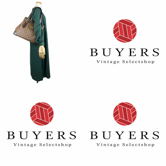 LOUIS VUITTON Tote Bag N51204 Damier Brown HamsteadMM Women Used Authentic