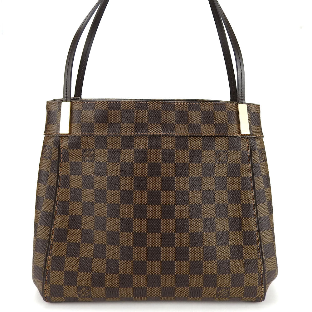 LOUIS VUITTON Tote Bag N41215 Damier Ebene Marlyborn Women Used Authentic