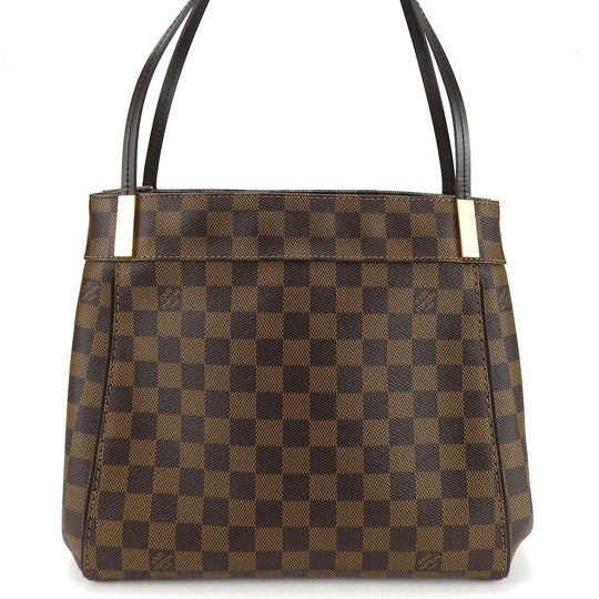 LOUIS VUITTON Tote Bag N41215 Damier Ebene Marlyborn Women Used Authentic