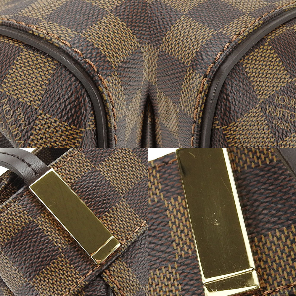 LOUIS VUITTON Tote Bag N41215 Damier Ebene Marlyborn Women Used Authentic