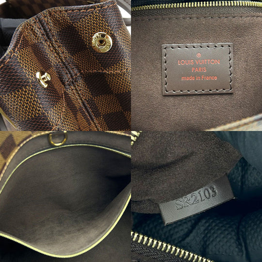 LOUIS VUITTON Tote Bag N41215 Damier Ebene Marlyborn Women Used Authentic