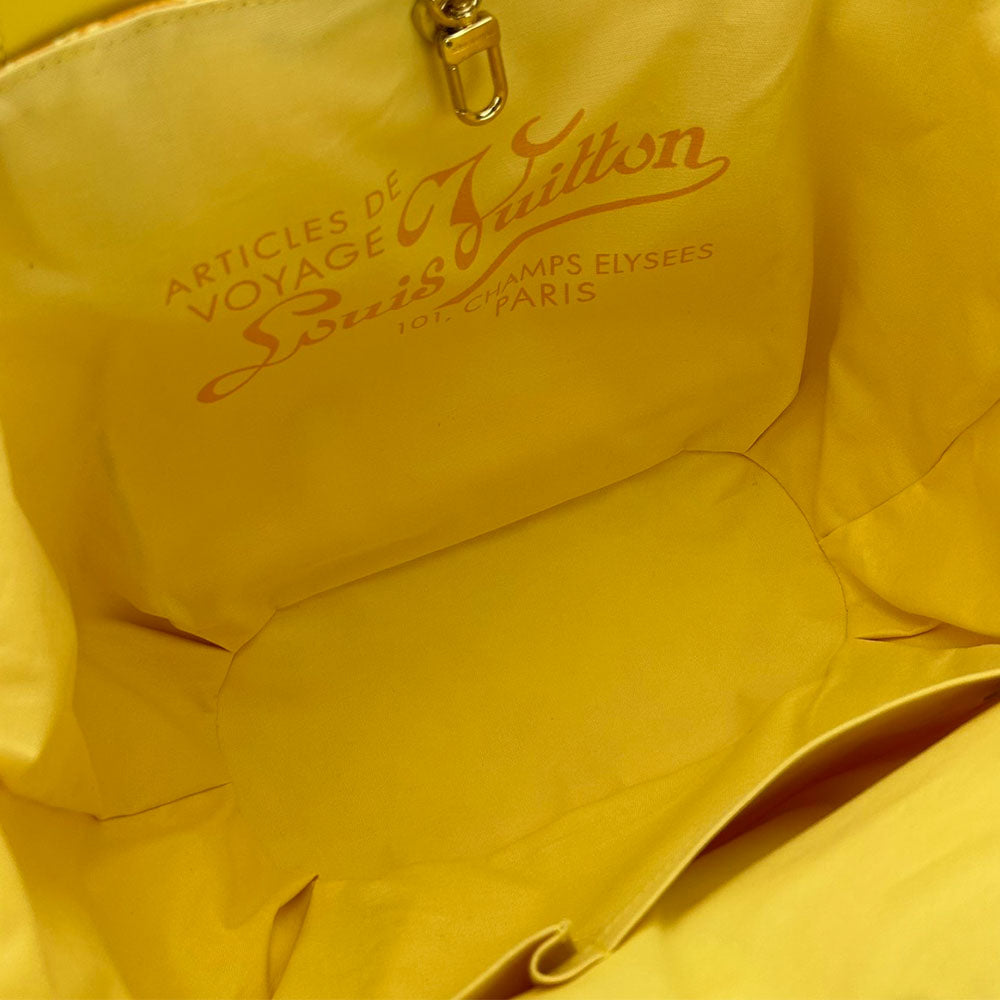 LOUIS VUITTON Tote Bag M95985 Canvas, Leather yellow The beach Cabas Ipanema  Women Used Authentic