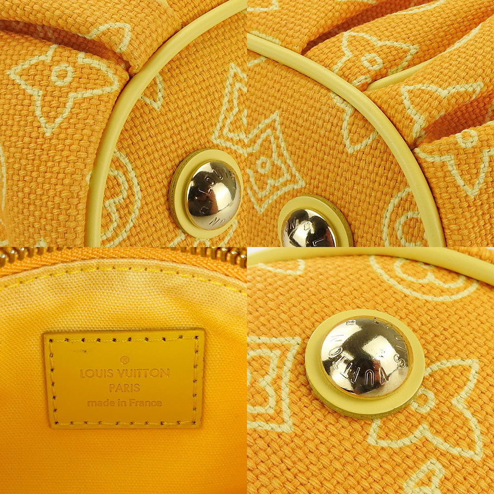 LOUIS VUITTON Tote Bag M95985 Canvas, Leather yellow The beach Cabas Ipanema  Women Used Authentic