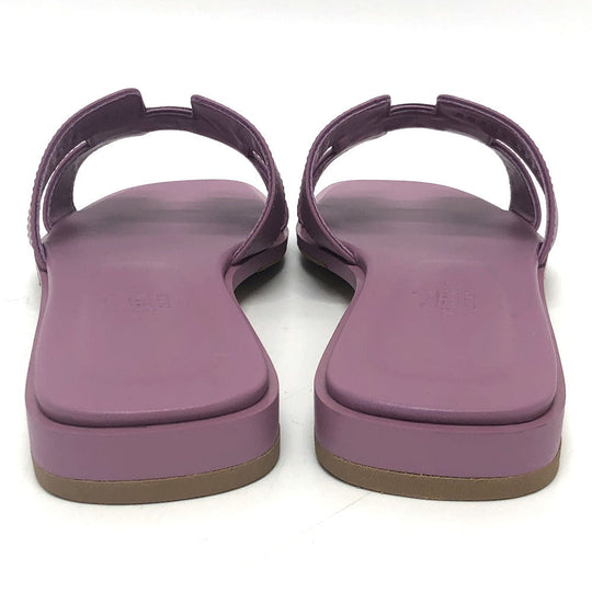 HERMES Sandals H202230Z BR340 leather purple Oran Women 36 Used Authentic