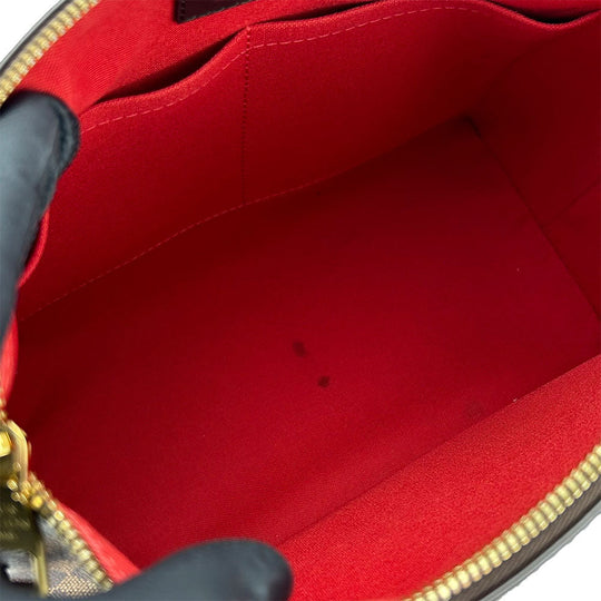 LOUIS VUITTON Tote Bag N41102 Damier Brown Westminster PM Women Used Authentic