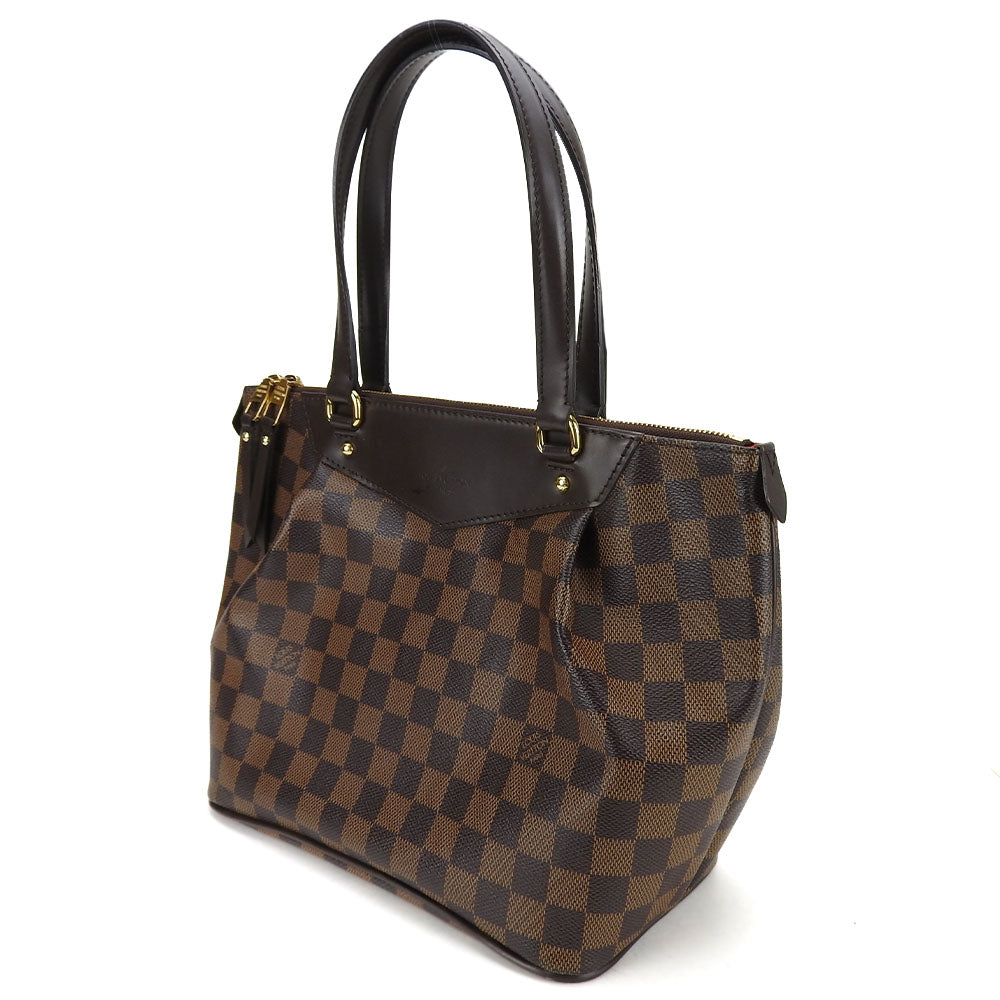 LOUIS VUITTON Tote Bag N41102 Damier Brown Westminster PM Women Used Authentic