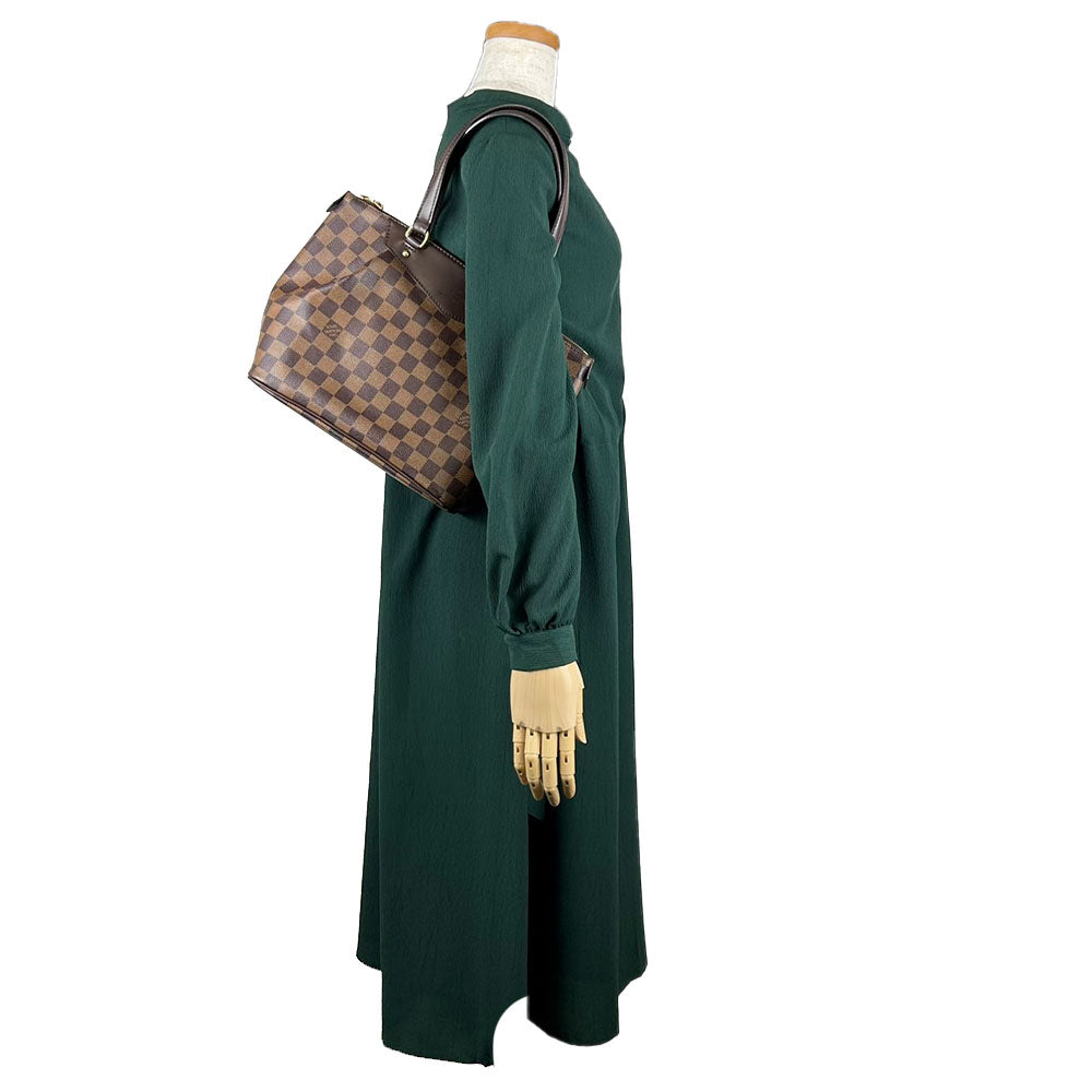 LOUIS VUITTON Tote Bag N41102 Damier Brown Westminster PM Women Used Authentic