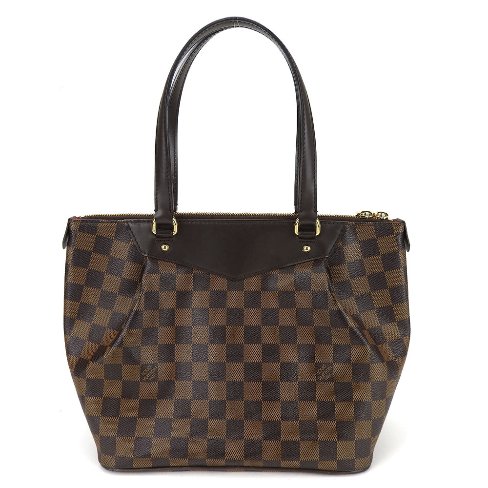 LOUIS VUITTON Tote Bag N41102 Damier Brown Westminster PM Women Used Authentic