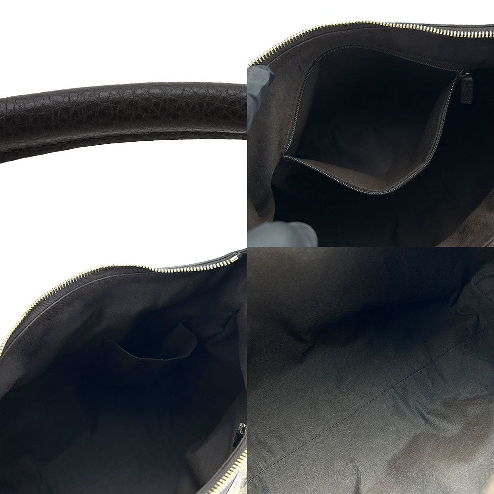 GUCCI Shoulder Bag 327786 PVC Brown GG crystal