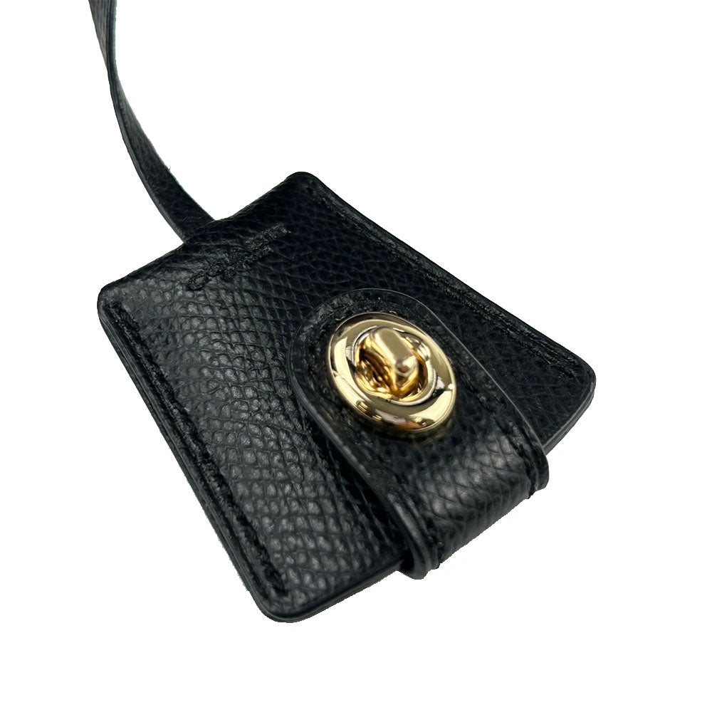 COACH Handbag F34605 PVC, Leather black Signature Women Used Authentic