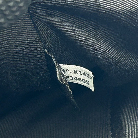 COACH Handbag F34605 PVC, Leather black Signature Women Used Authentic