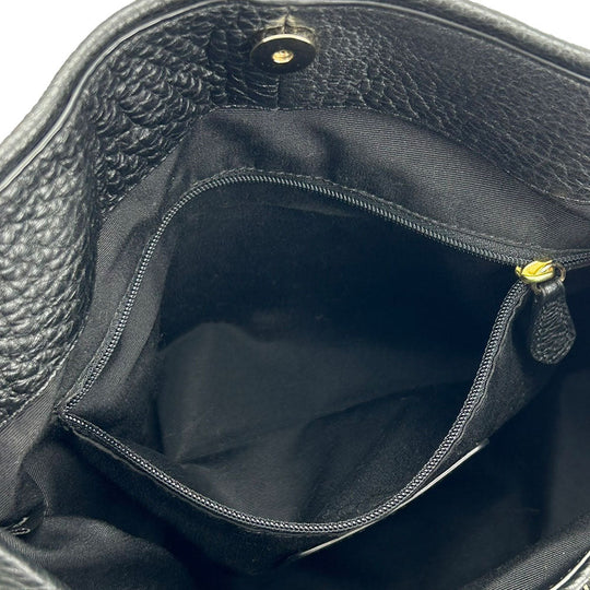 COACH Tote Bag F35723 leather black Women Used Authentic