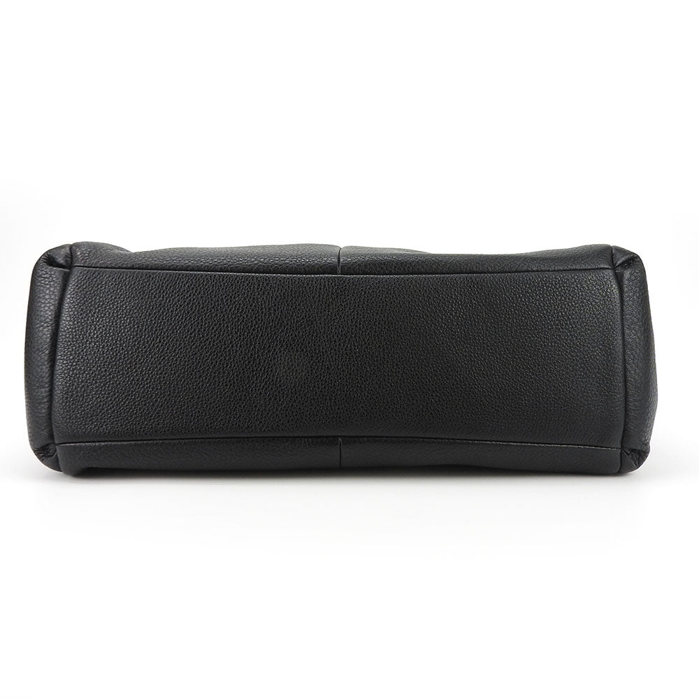 COACH Tote Bag F35723 leather black Women Used Authentic