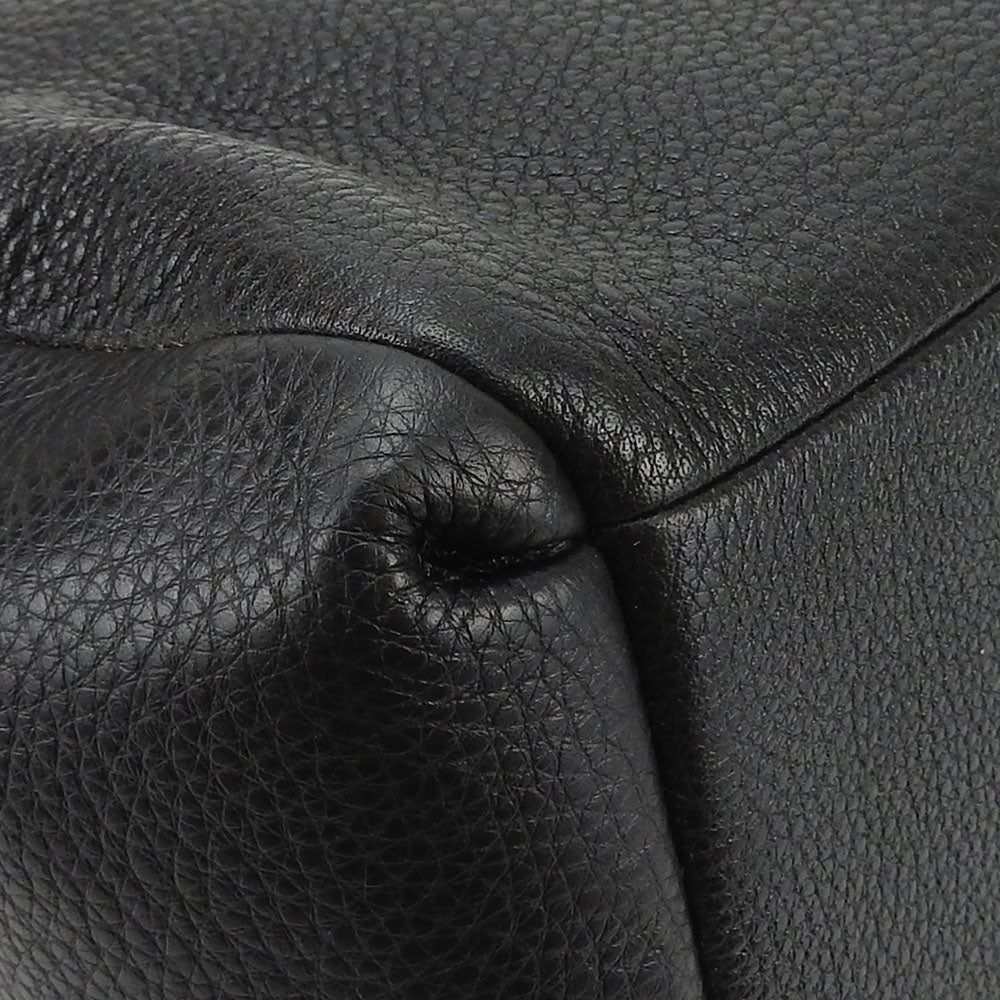 COACH Tote Bag F35723 leather black Women Used Authentic