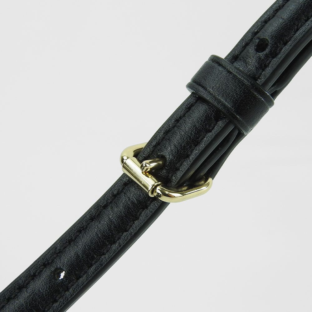 COACH Handbag F58312 Leather, PVC black Signature Mini Bennett Satchel Women Used Authentic