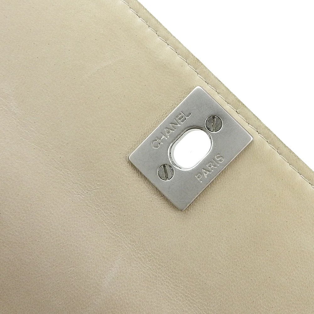 CHANEL Shoulder Bag Nylon beige New travel line Women Used Authentic