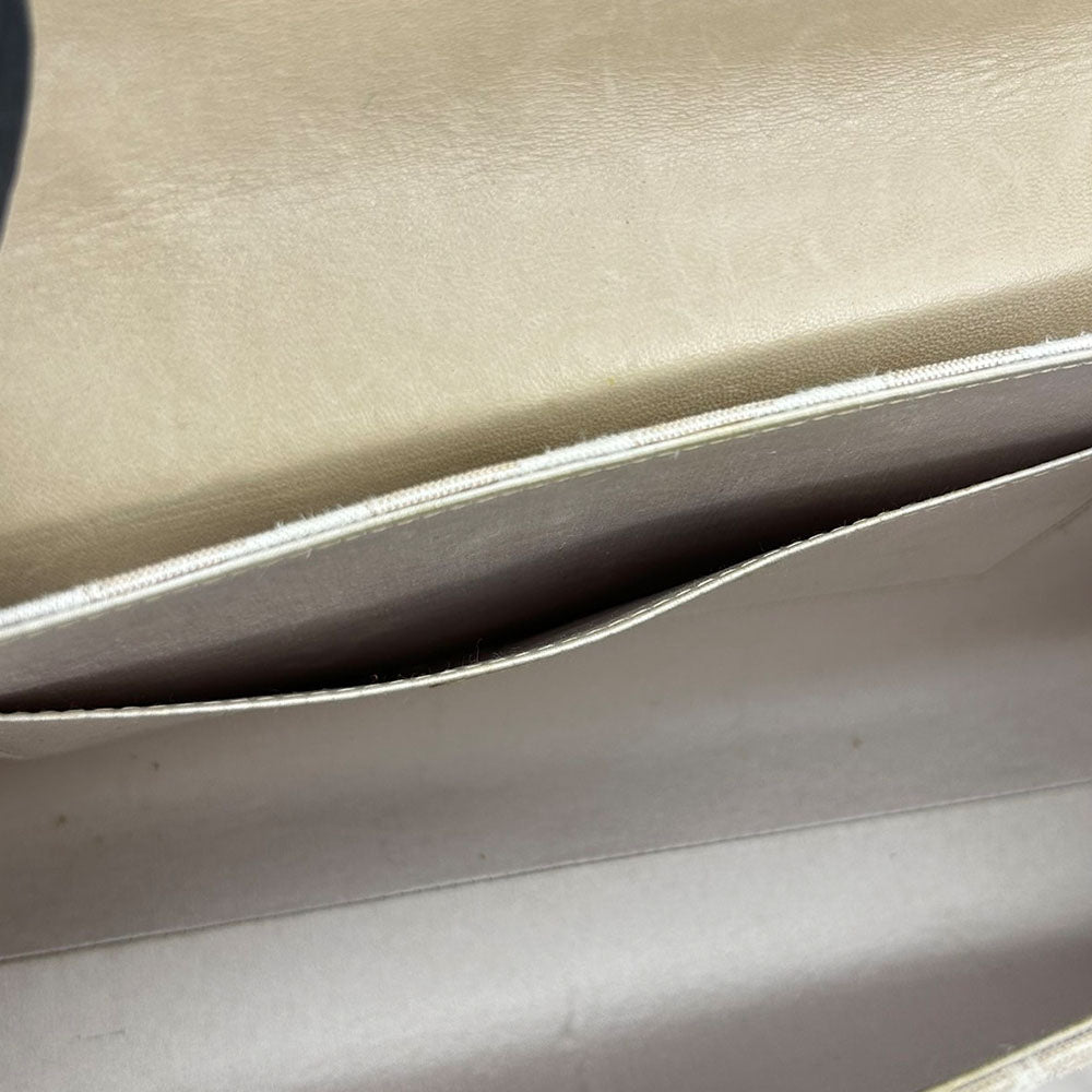 CHANEL Shoulder Bag Nylon beige New travel line Women Used Authentic