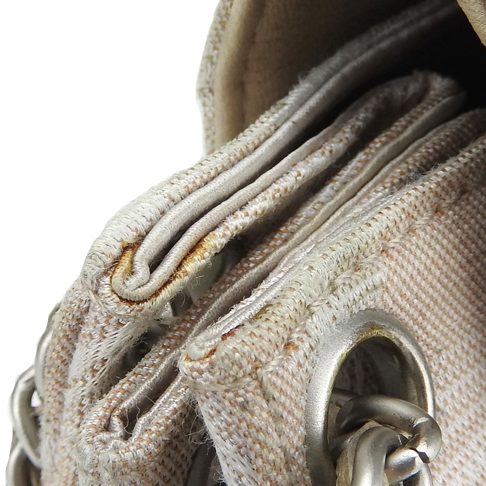 CHANEL Shoulder Bag Nylon beige New travel line Women Used Authentic