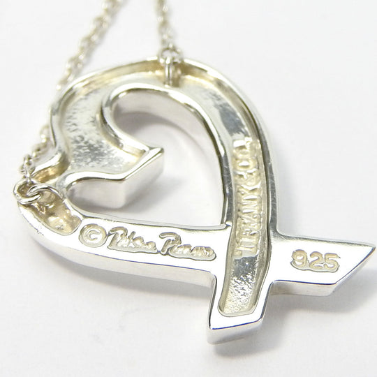 TIFFANY&Co. Necklace Silver925 Silver Loving heart Women Used Authentic