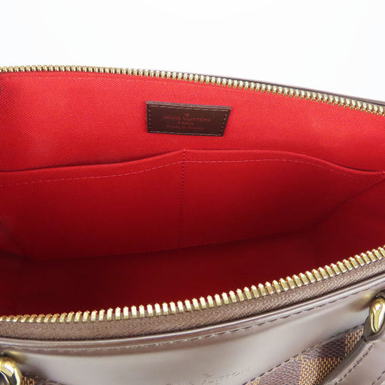 LOUIS VUITTON Tote Bag N41102 Damier, Leather Brown Westonminster PM Women Used Authentic