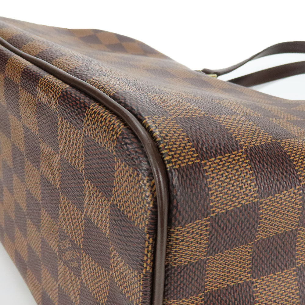 LOUIS VUITTON Tote Bag N41102 Damier, Leather Brown Westonminster PM Women Used Authentic