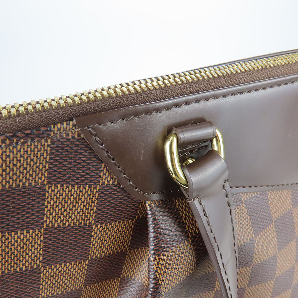 LOUIS VUITTON Tote Bag N41102 Damier, Leather Brown Westonminster PM Women Used Authentic